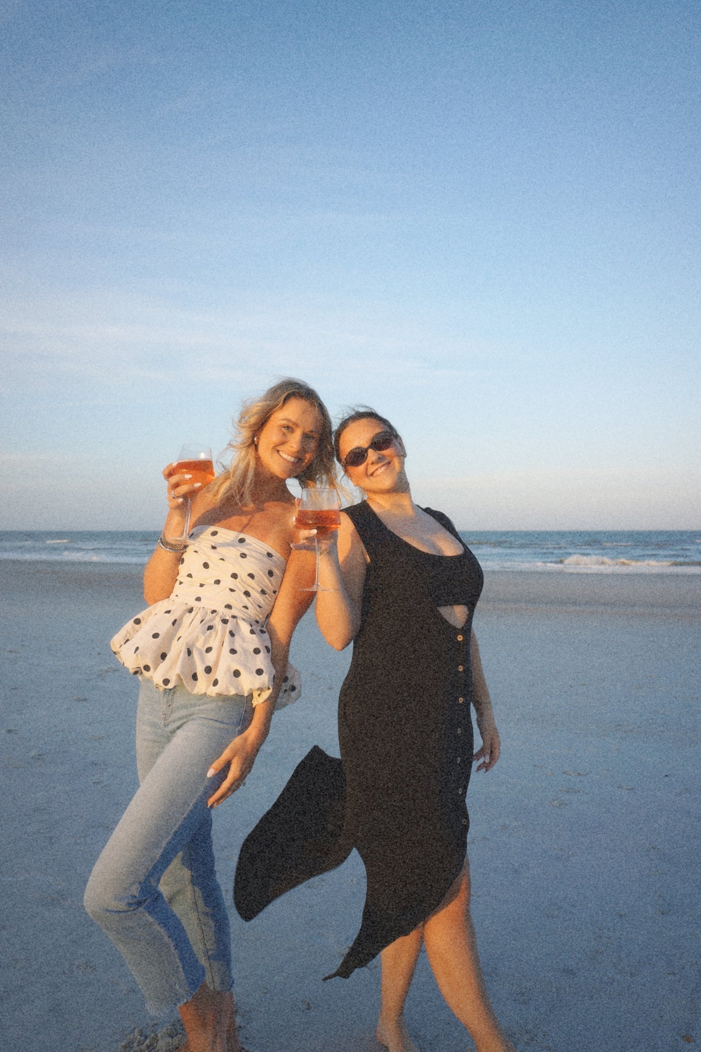 2 Piece Black Midi Dress