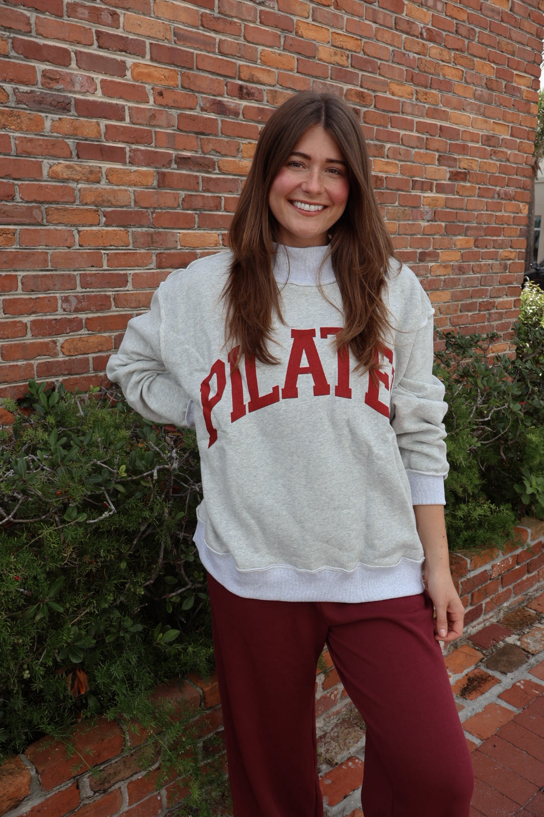 Pilates & Yoga reversible mock neck